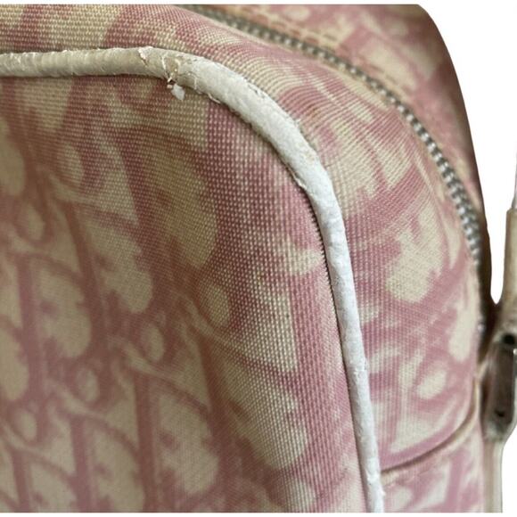 Dior Vintage Y2K Pink Trotter Crossbody Authentic - Picture 12 of 13